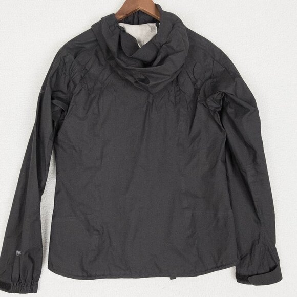 Eddie Bauer Rain Jacket Womens Medium Black Coat First Ascent Lightweight - Picture 6 of 12